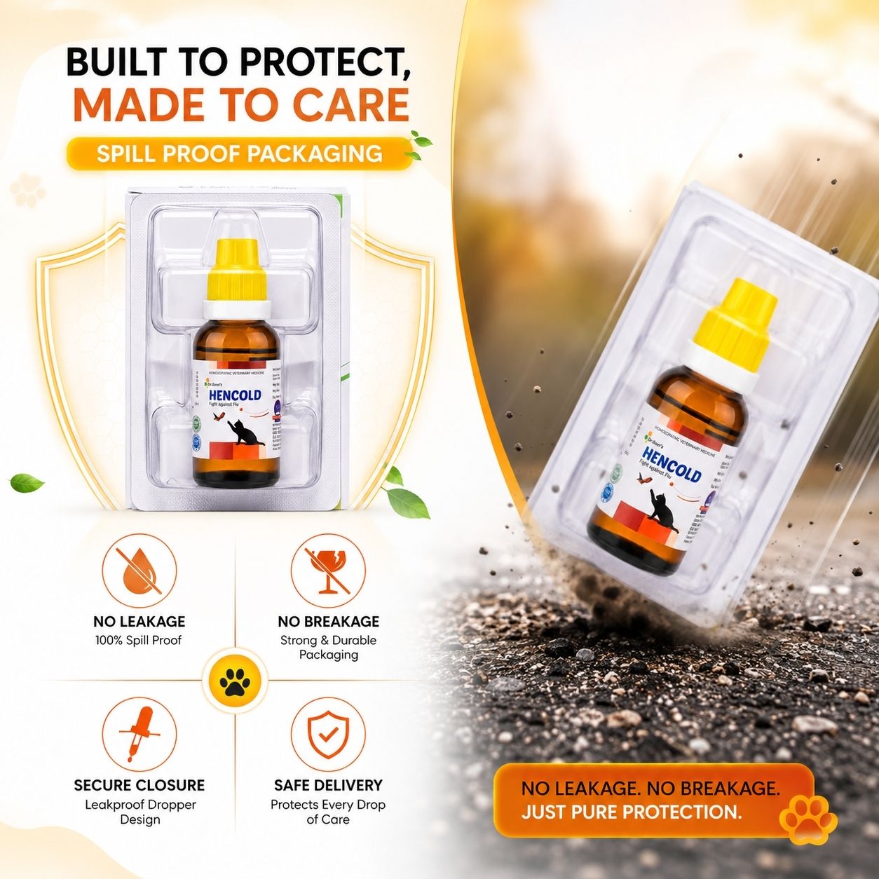 HENCOLD For Dogs and Cats To Fight Against Flu, H5N1, & Bird Flu