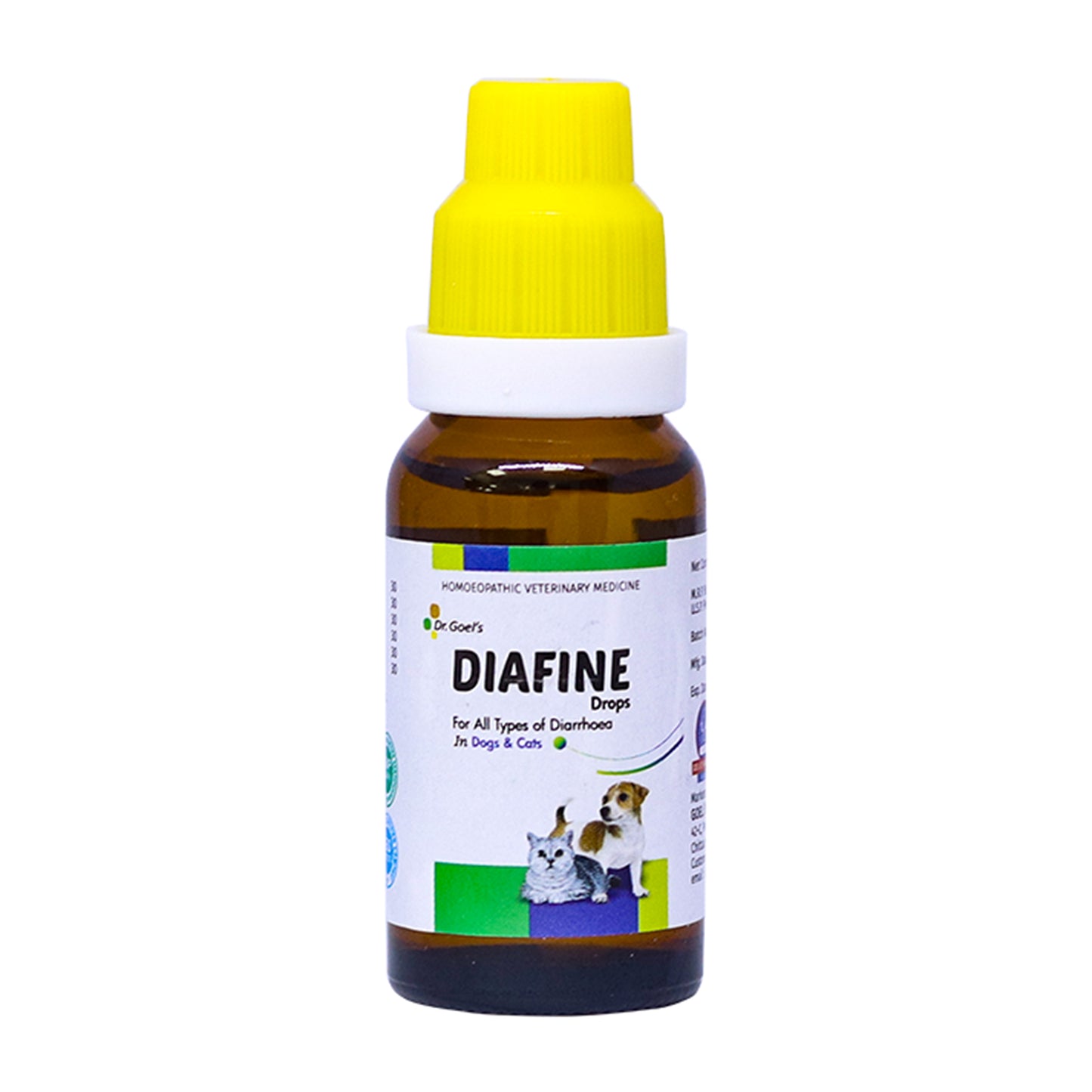 DIAFINE for PETS 20ML for Diarrhoea and PARVO