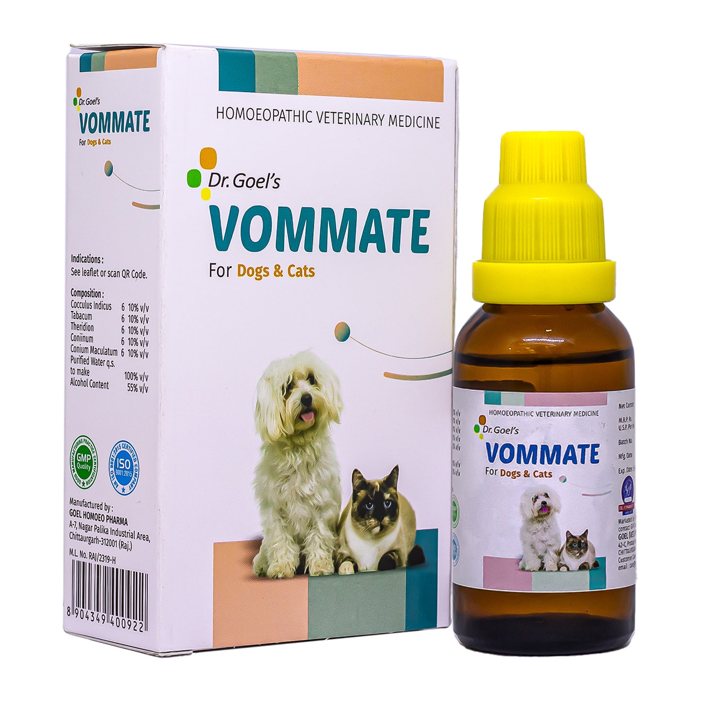 VOMMATE DROPS for PETS 30ML For Vomiting complaints