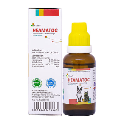 HEAMATOG For Hematoma & Haemorrhage in Dogs & Cats