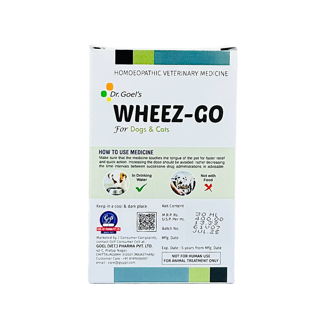 WHEEZ-GO for Pet 30ml For Cough and Cold