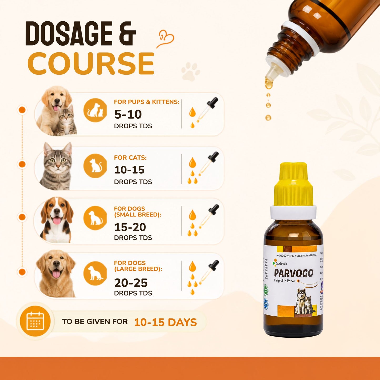 PARVOGO for PARVO VIRUS in DOG and CAT