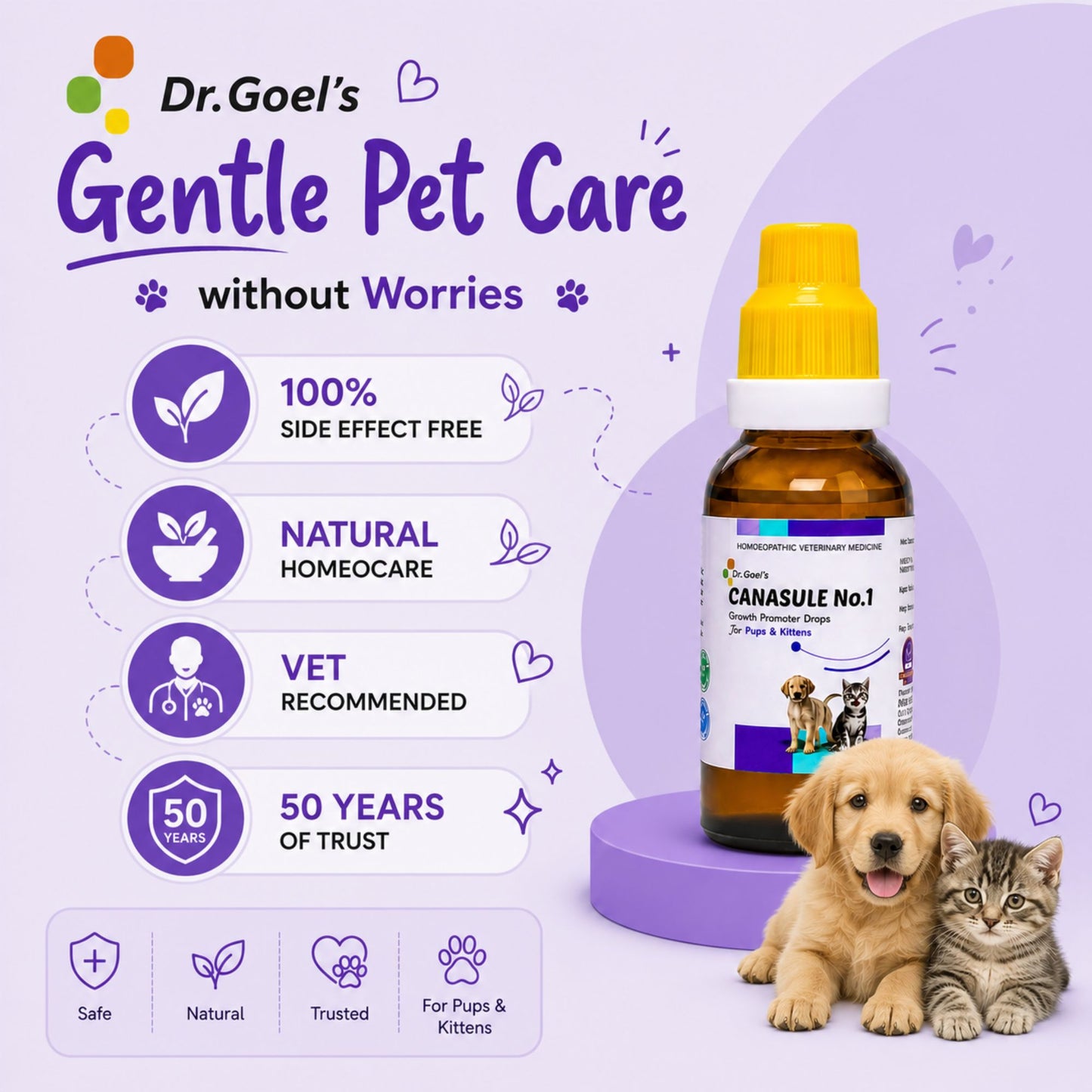 CANASULE No.1 for PUPS and KITTENS 30ml For Boosting Immunity
