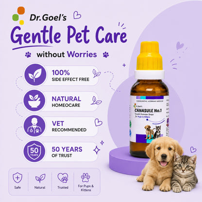 CANASULE No.1 for PUPS and KITTENS 30ml For Boosting Immunity