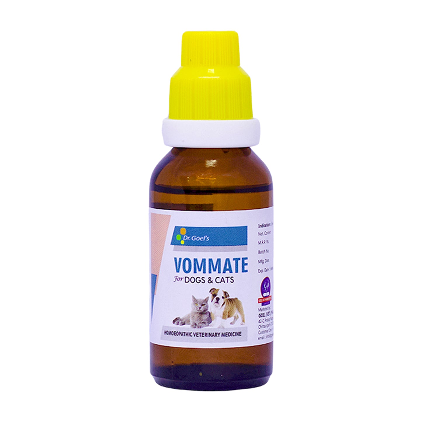 VOMMATE DROPS for PETS 30ML For Vomiting complaints