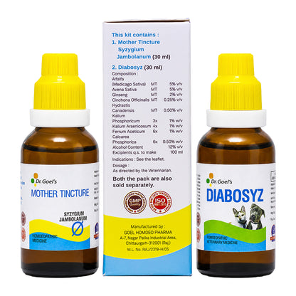 DIABOSYZ JUMBO KIT for PETS 30ML For Diabetes