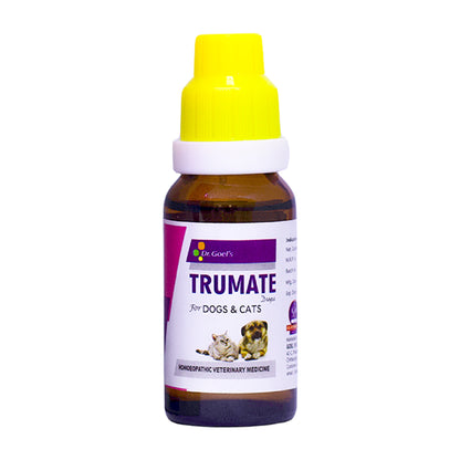 TRUMATE DROPS for PETS 20ML for Injury, Sprain, Trauma, Ear Hematoma