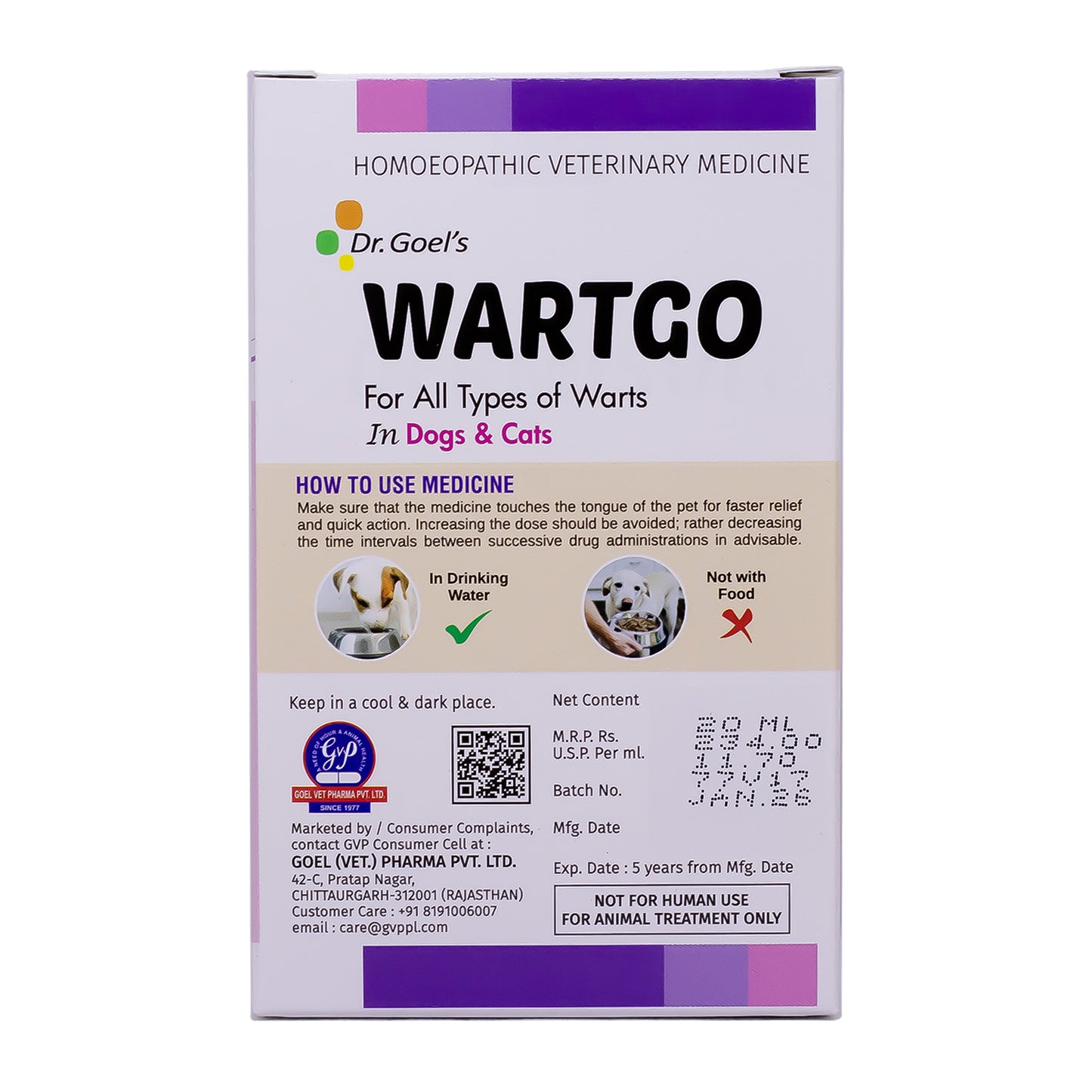 WARTGO DROPS for PETS | For Removal of Warts
