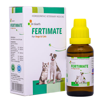 FERTIMATE DROPS for PETS 30ML For INFERTILITY in Females