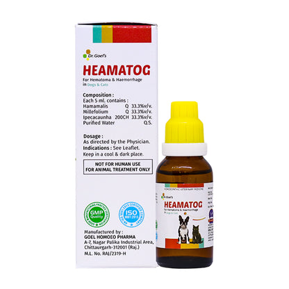 HEAMATOG For Hematoma & Haemorrhage in Dogs & Cats