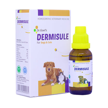 Double Action On Hairfall & Skin Infection Dermisule + Skin & coat (Combo)