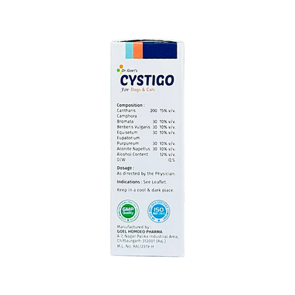 CYSTIGO for PETS 30ml For Urinary Problems