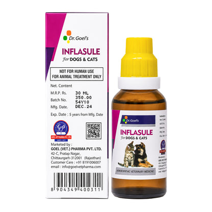 INFLASULE for PETS 30ml For Joint Pain & Rheumatism