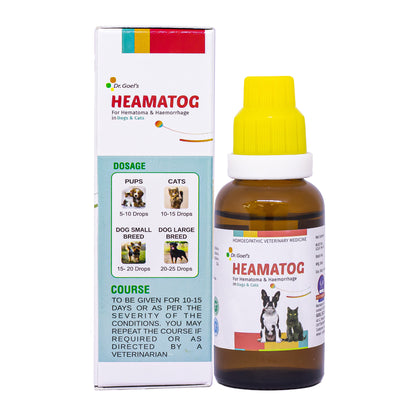 HEAMATOG For Hematoma & Haemorrhage in Dogs & Cats