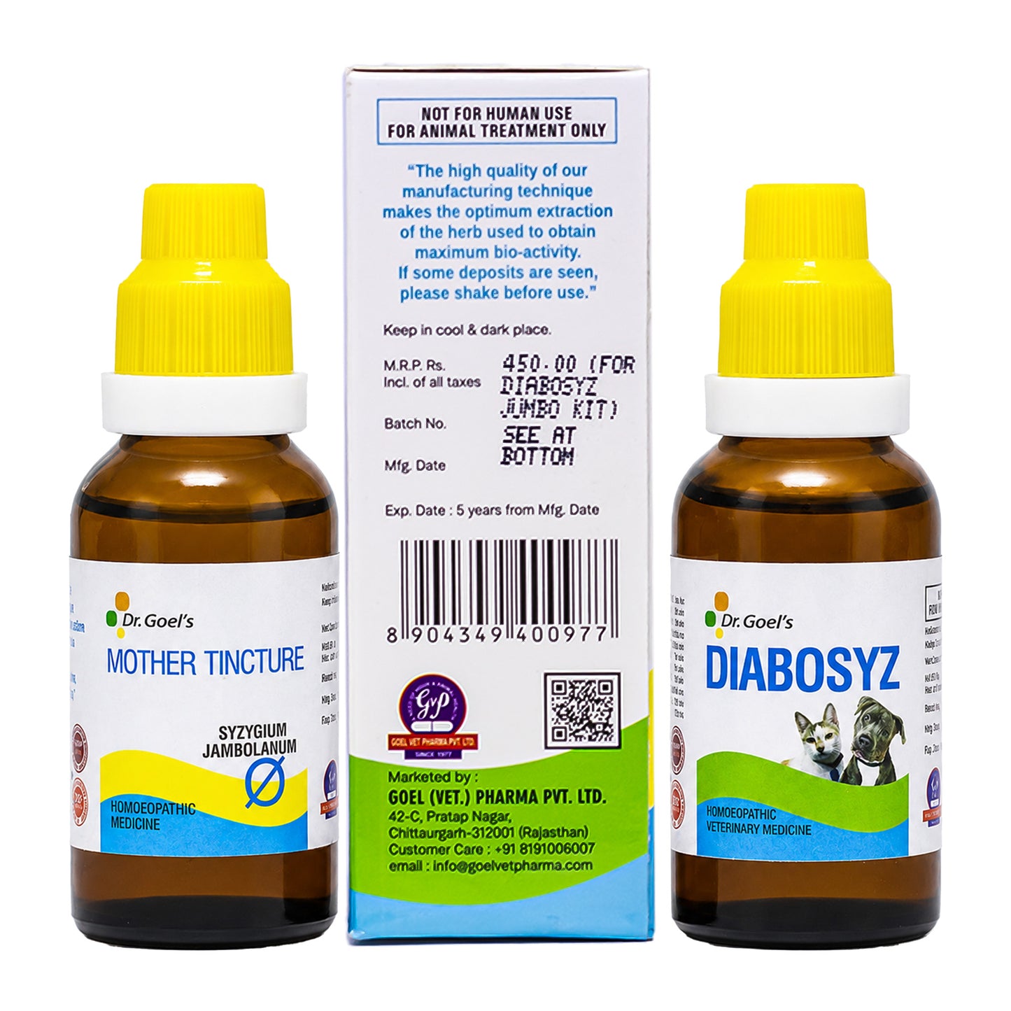 DIABOSYZ JUMBO KIT for PETS 30ML For Diabetes