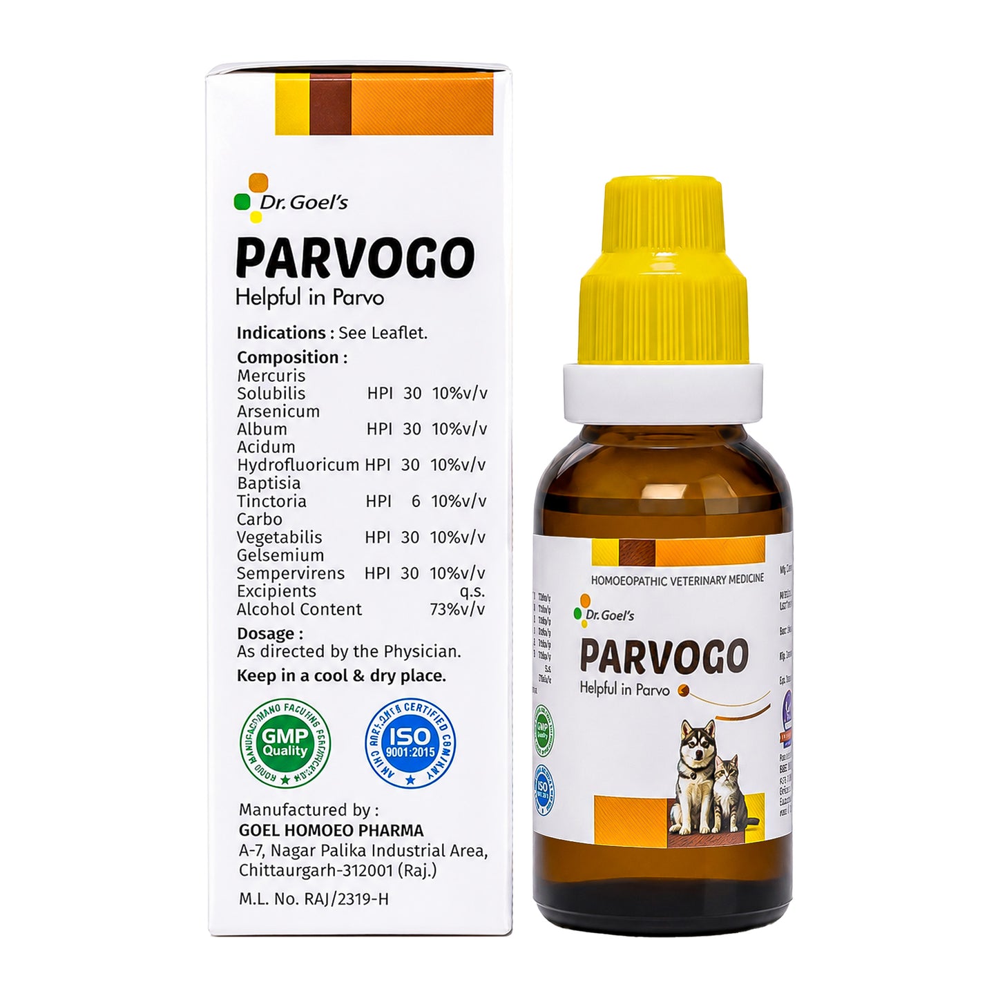 PARVOGO for PARVO VIRUS in DOG and CAT