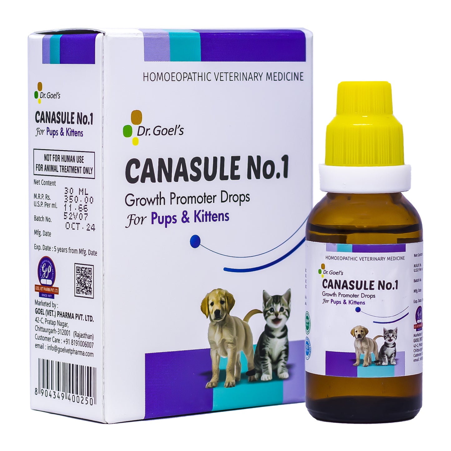 CANASULE No.1 for PUPS and KITTENS 30ml For Boosting Immunity