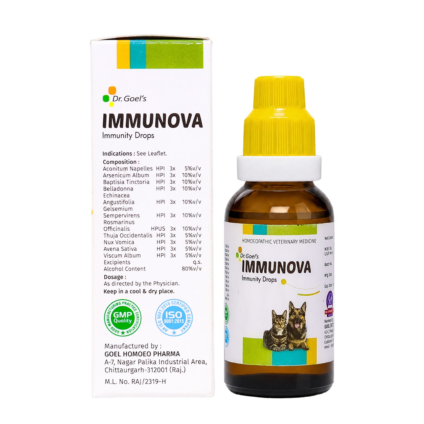 IMMUNOVA for INCREASING IMMUNITY in PETS