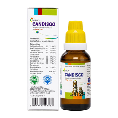 CANDISGO Helps in Canine Distemper in Dogs & Cats