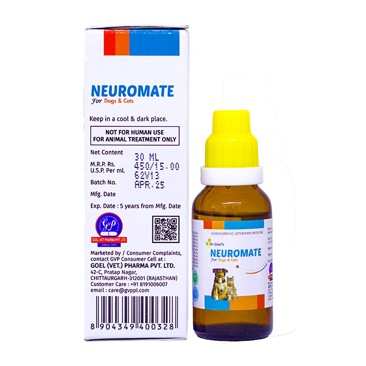 NEUROMATE for PET 30ml For Epilepsy or seizure disorder