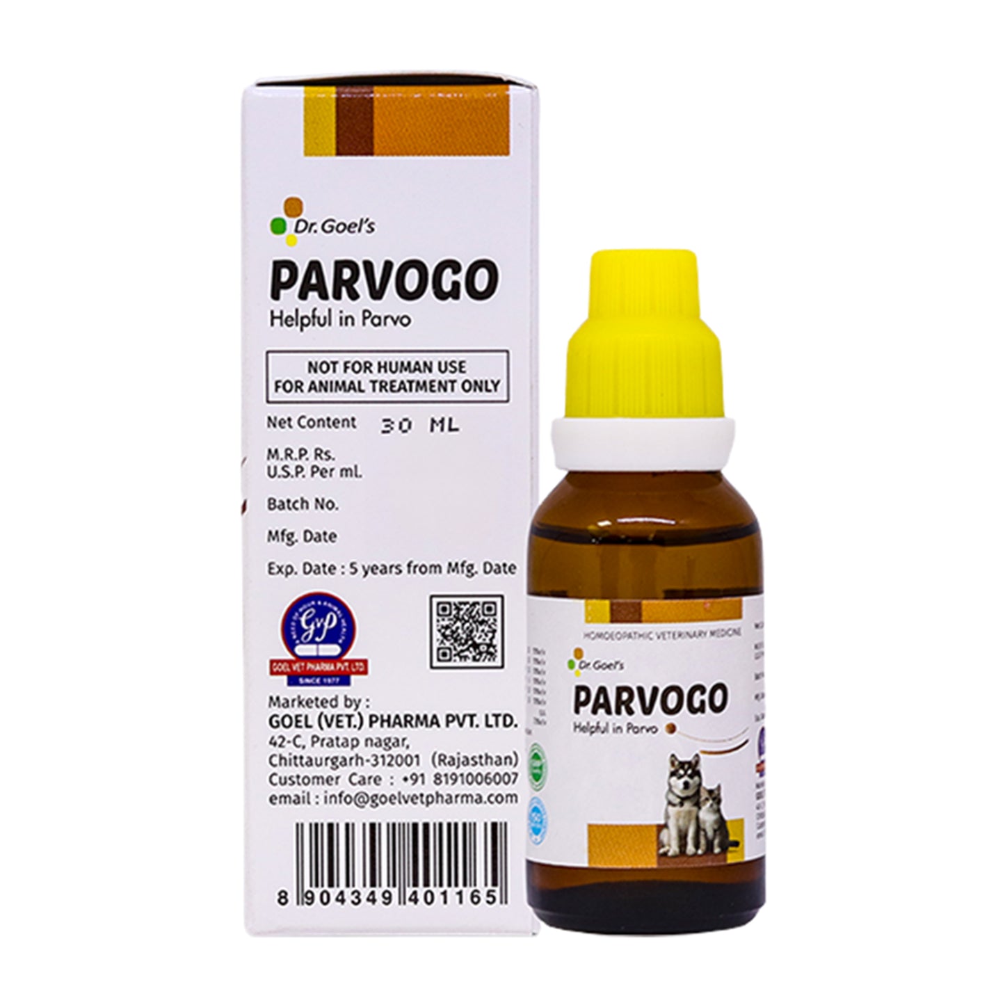 PARVOGO for PARVO VIRUS in DOG and CAT