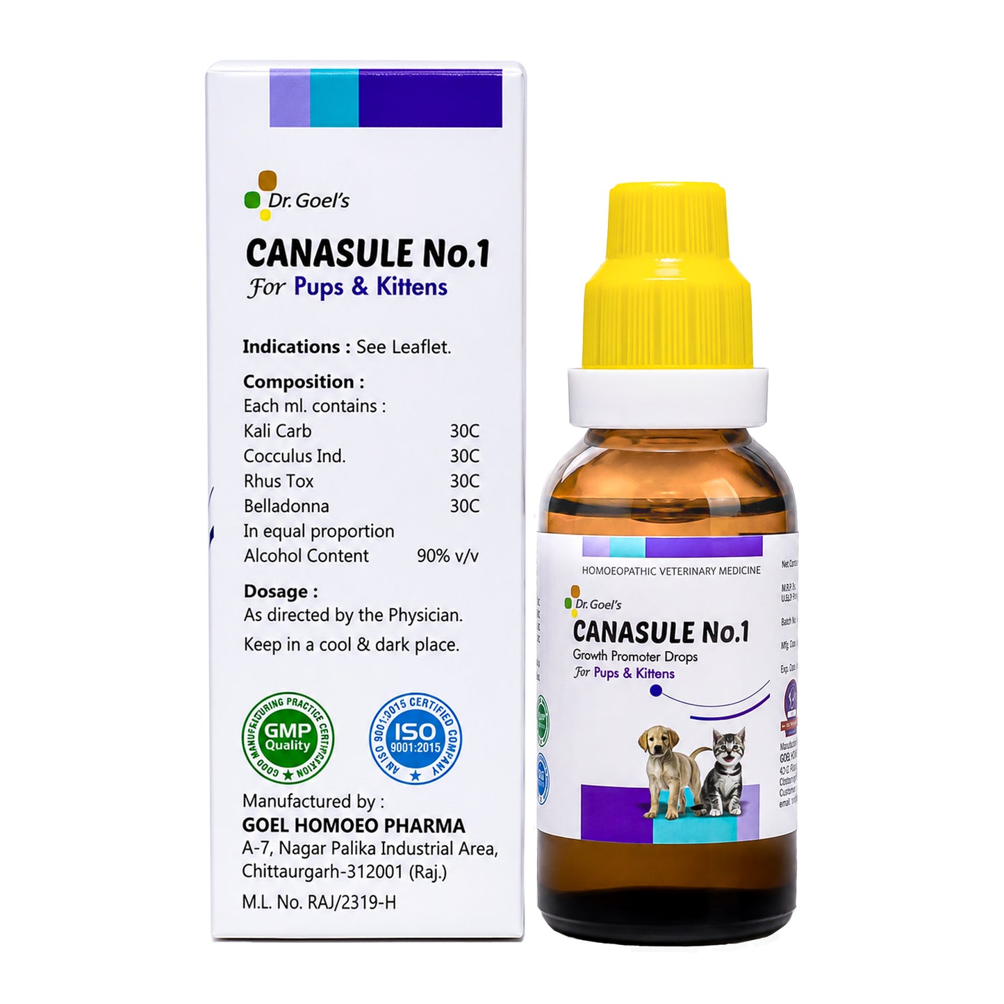 CANASULE No.1 for PUPS and KITTENS 30ml For Boosting Immunity