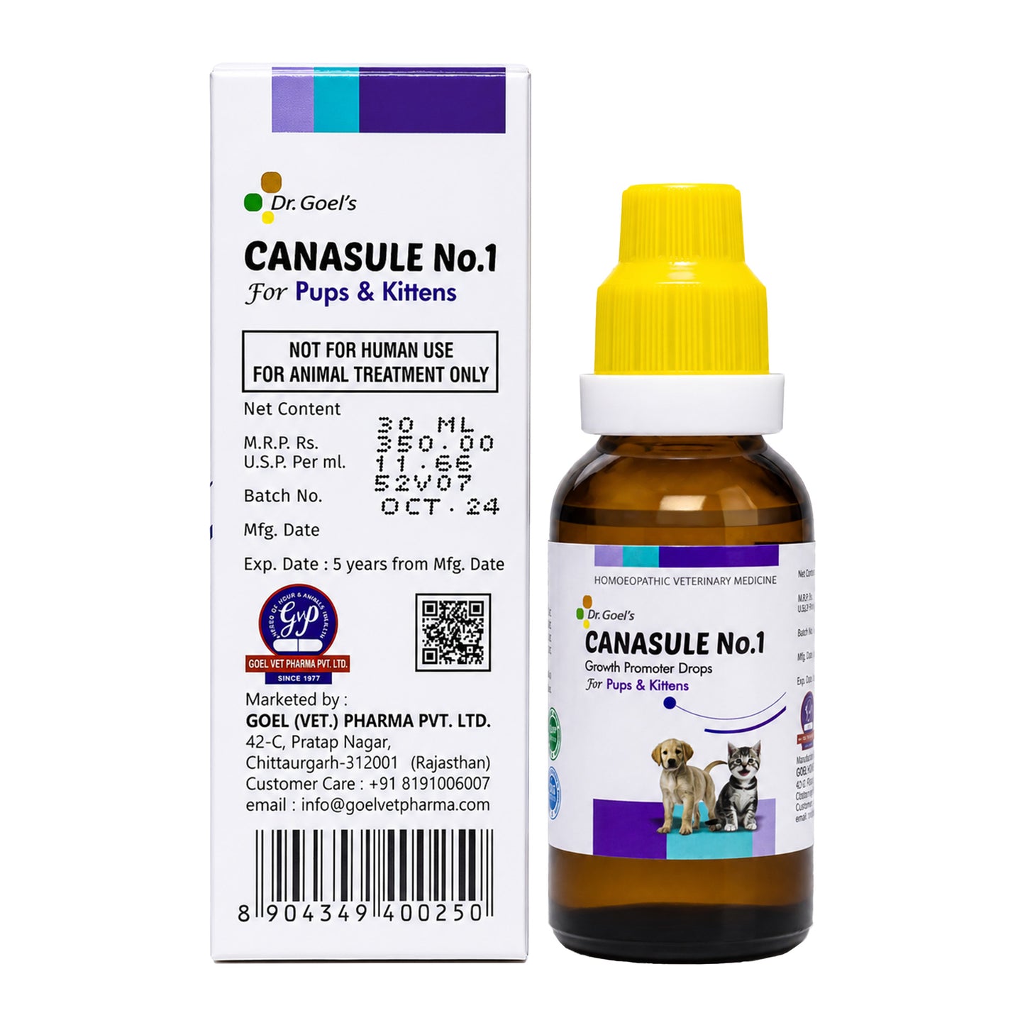 CANASULE No.1 for PUPS and KITTENS 30ml For Boosting Immunity