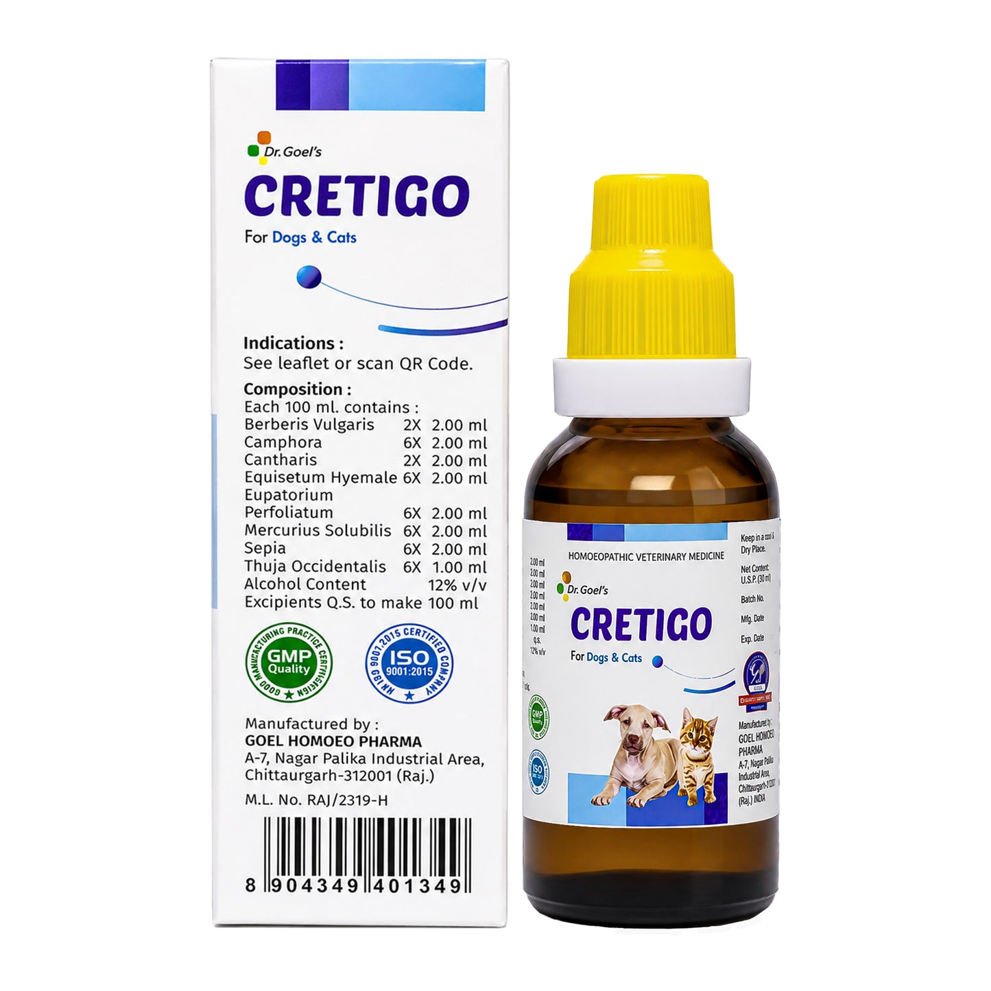 CRETIGO DROPS for PETS 30ML For Kidney Impairment