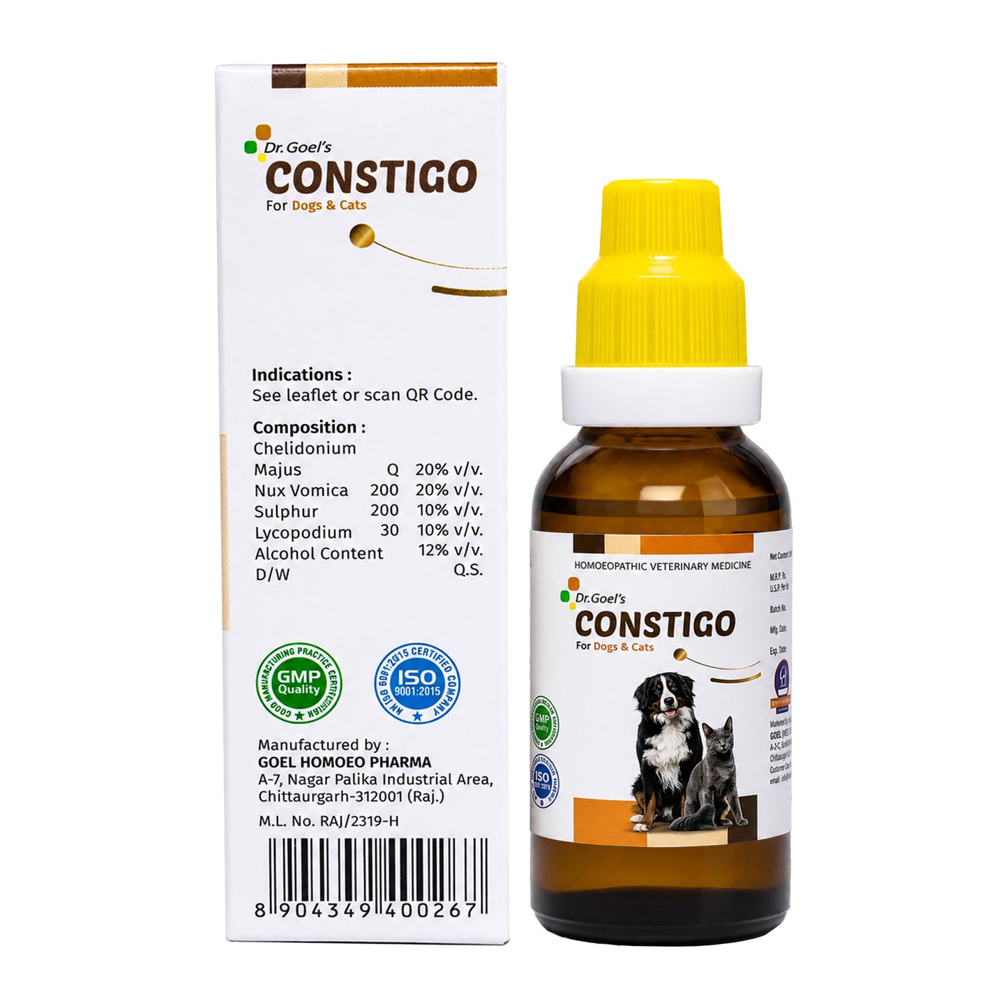 CONSTIGO for PETS 30ML For Constipation Problems