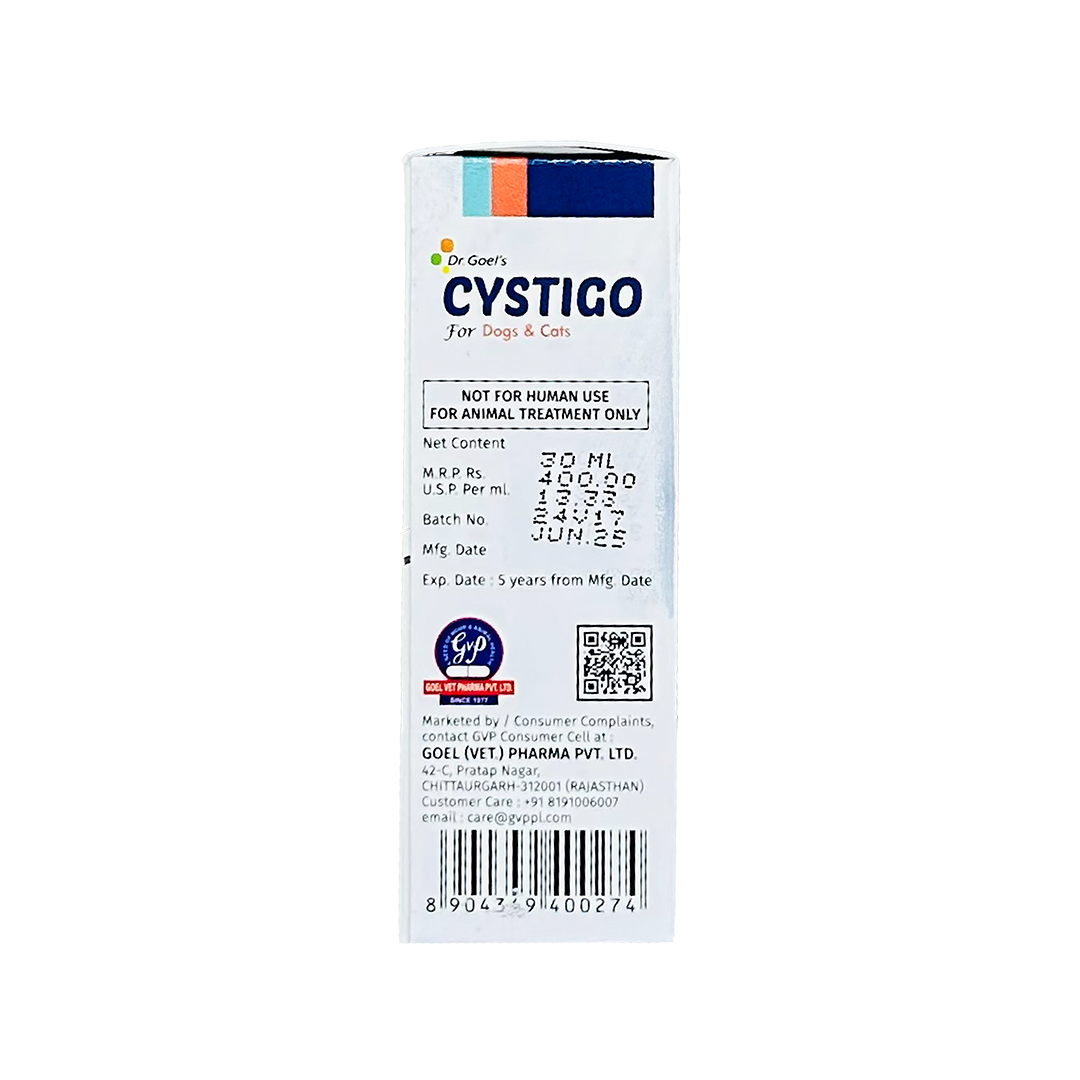 CYSTIGO for PETS 30ml For Urinary Problems