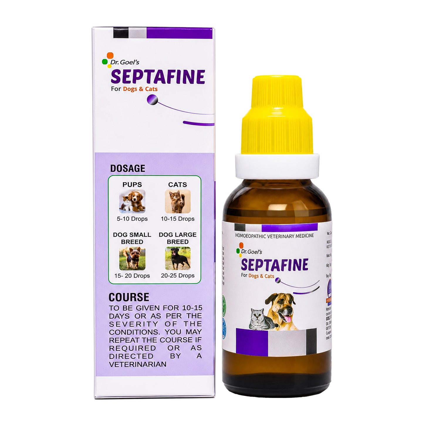 SEPTAFINE DROPS for PETS 30ML for Sepsis or absus