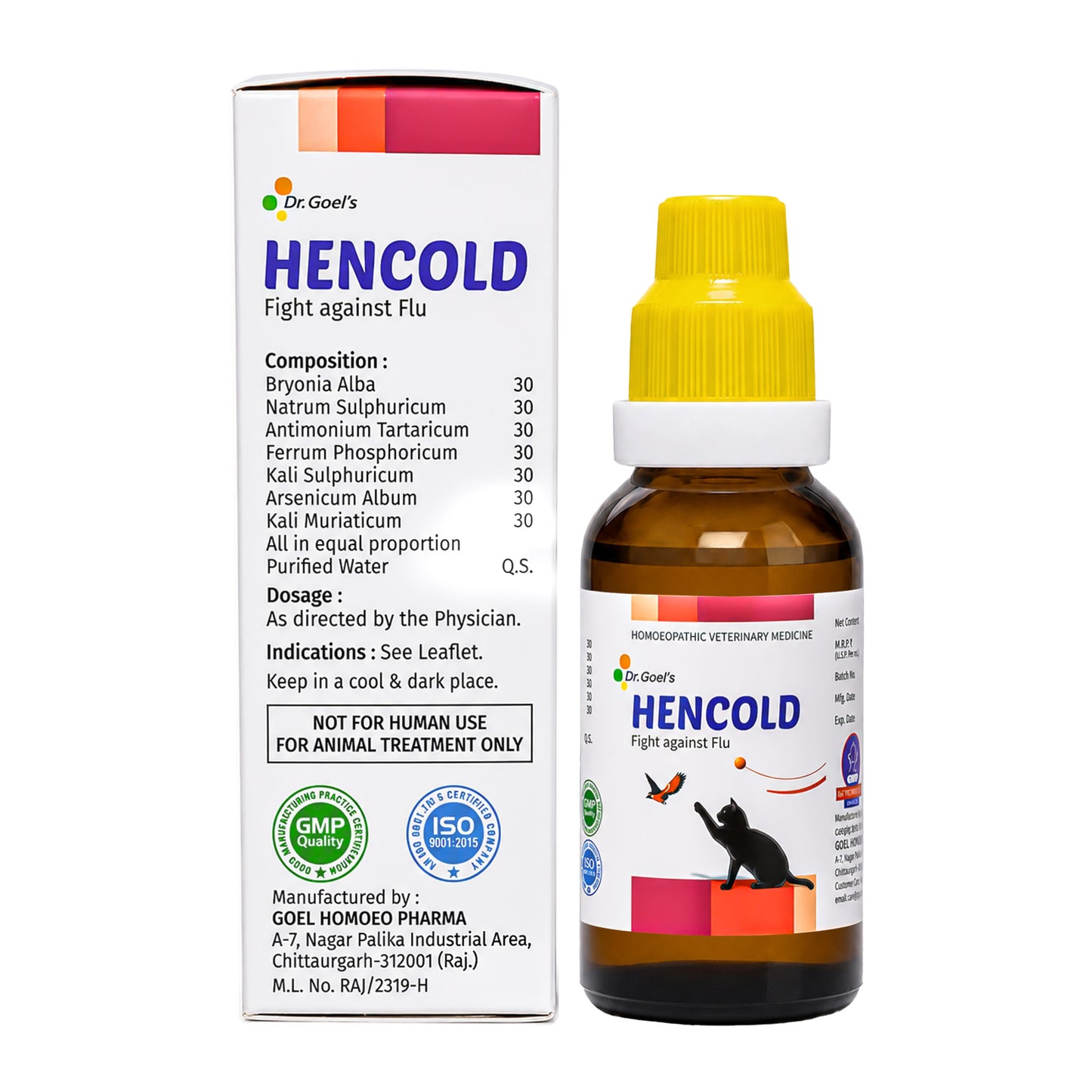 HENCOLD For Dogs and Cats To Fight Against Flu, H5N1, & Bird Flu