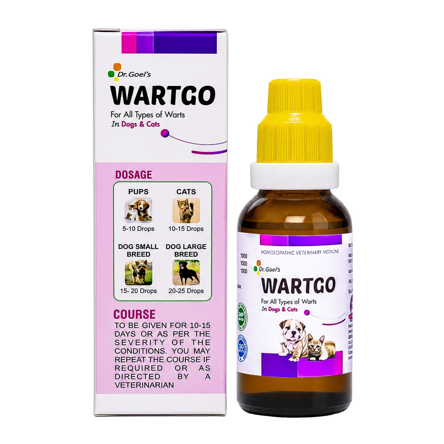 WARTGO DROPS for PETS | For Removal of Warts