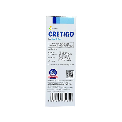 CRETIGO DROPS for PETS 30ML For Kidney Impairment