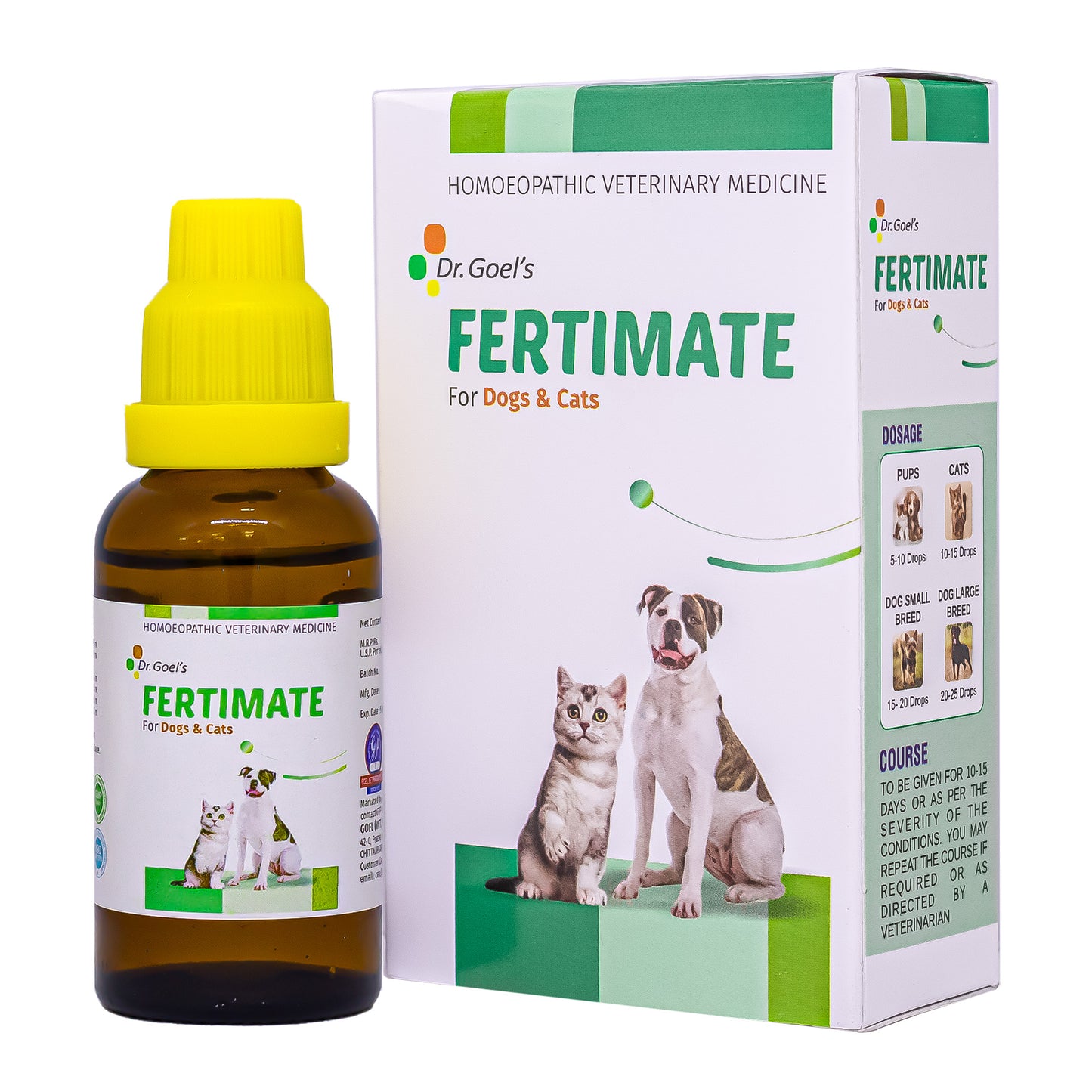 FERTIMATE DROPS for PETS 30ML For INFERTILITY in Females