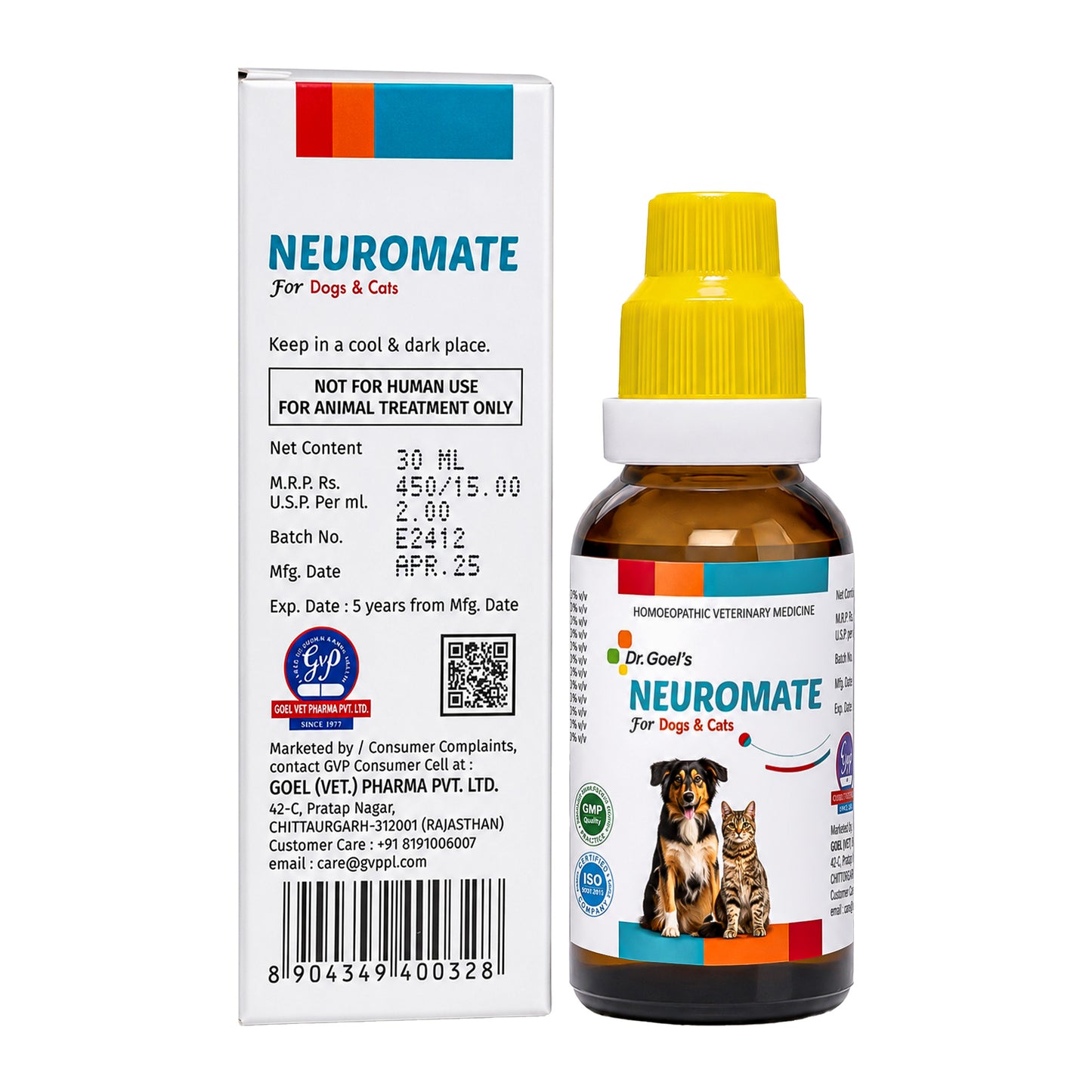 NEUROMATE for PET 30ml For Epilepsy or seizure disorder