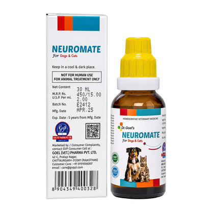 NEUROMATE for PET 30ml For Epilepsy or seizure disorder