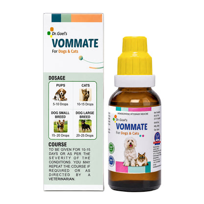 VOMMATE DROPS for PETS 30ML For Vomiting complaints