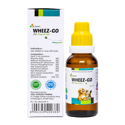 WHEEZ-GO for Pet 30ml For Cough and Cold