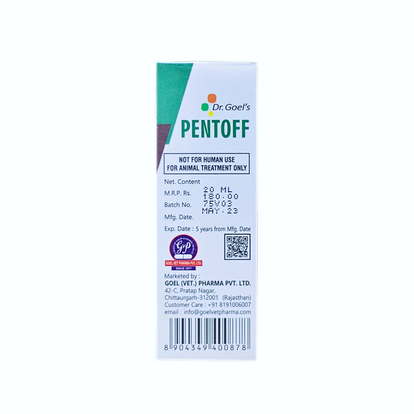 PENTOFF for PETS 20ML For Anorexia