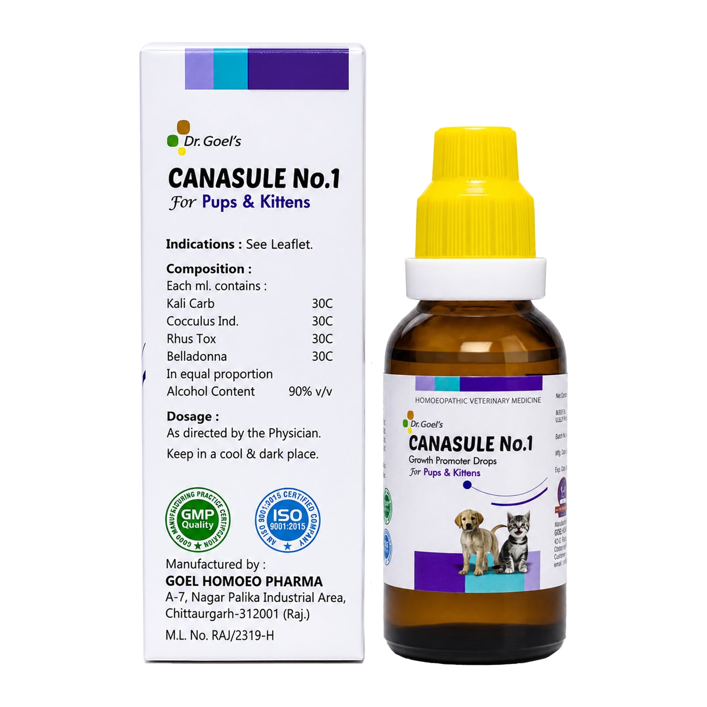 CANASULE No.1 for PUPS and KITTENS 30ml For Boosting Immunity