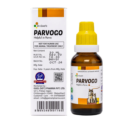 PARVOGO for PARVO VIRUS in DOG and CAT