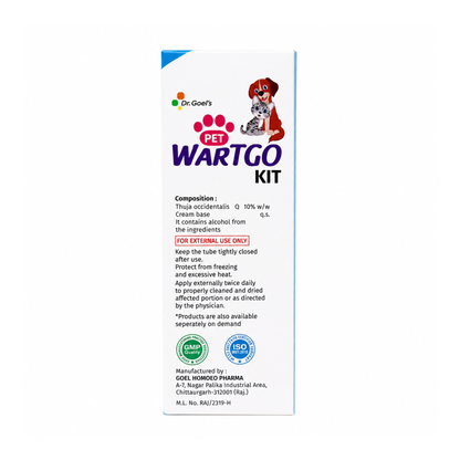 WARTGO KIT for PETS | For Removal of Warts