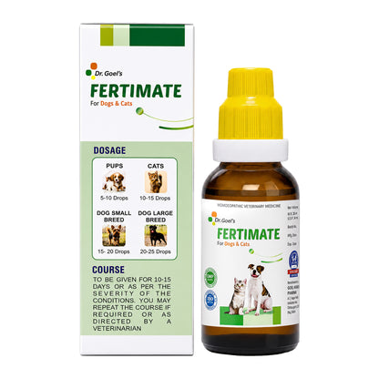 FERTIMATE DROPS for PETS 30ML For INFERTILITY in Females