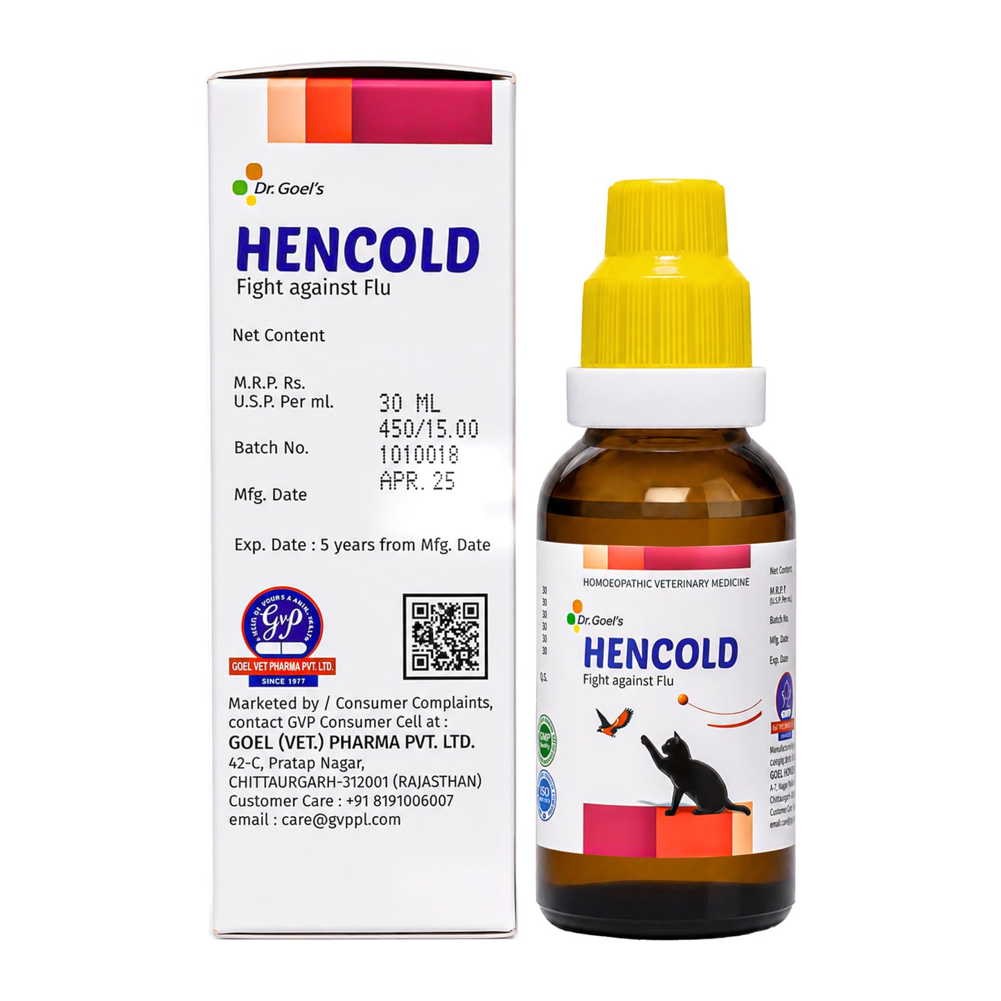 HENCOLD For Dogs and Cats To Fight Against Flu, H5N1, & Bird Flu