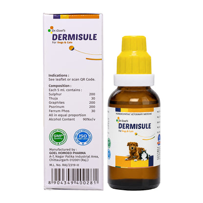 DERMISULE for PETS 30ml For Skin Infections