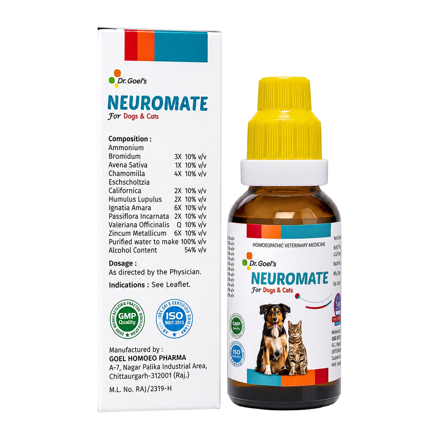 NEUROMATE for PET 30ml For Epilepsy or seizure disorder