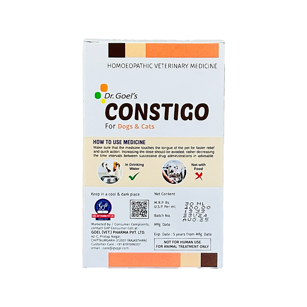 CONSTIGO for PETS 30ML For Constipation Problems