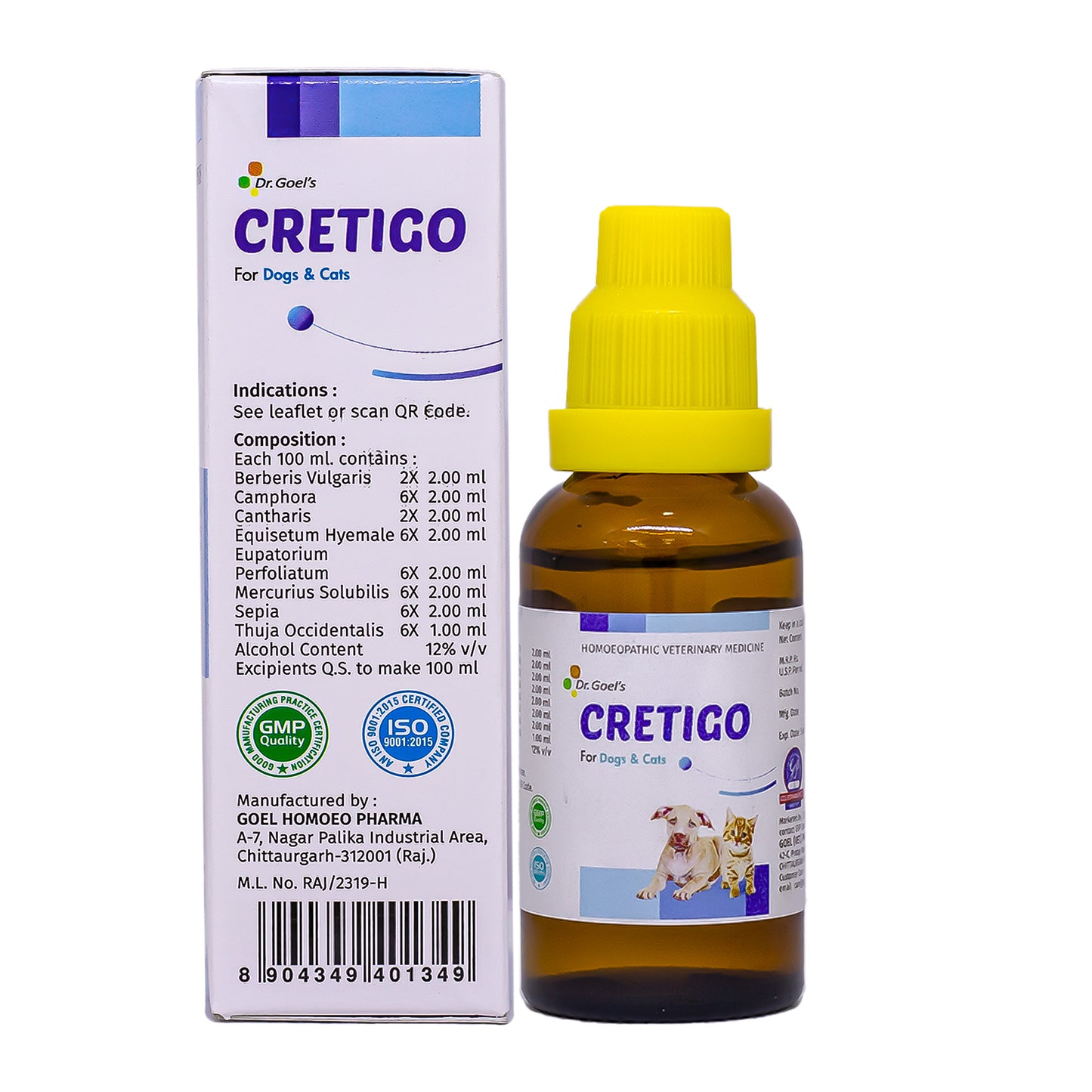 CRETIGO DROPS for PETS 30ML For Kidney Impairment