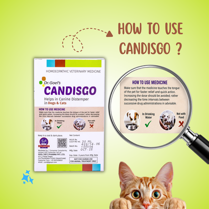 CANDISGO Helps in Canine Distemper in Dogs & Cats